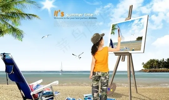儿童风景画图片 儿童风景画图片