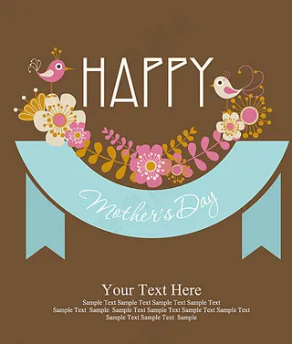 可爱卡通母亲节图片