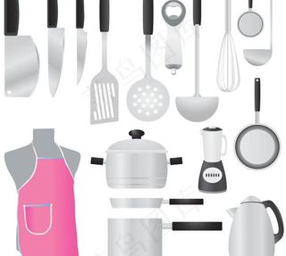 厨房用具矢量素材图片