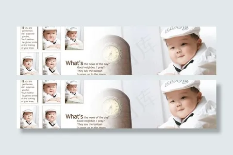 儿童模板PSD素材之—幸福家庭(8...