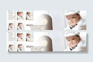 儿童模板PSD素材之—幸福家庭(8...