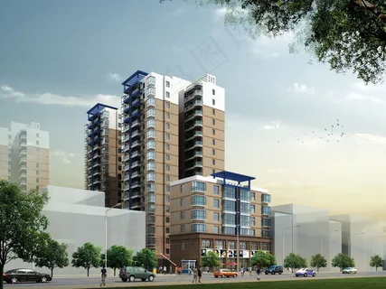 楼盘效果图图片