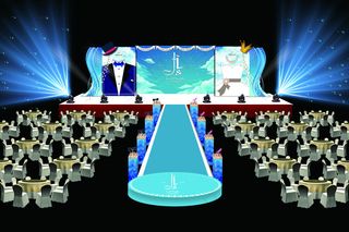 白云礼服提夫尼背景主题