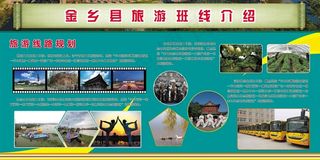 金乡旅游线路展板