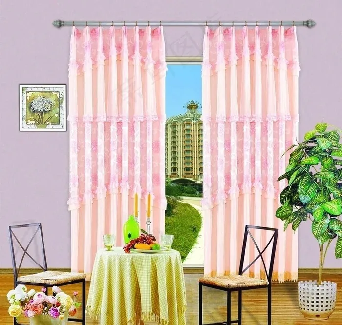 窗帘布艺图片