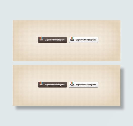 在Instagram按钮标志