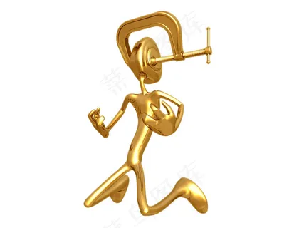 上发条的3D小人