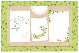 矢量花边下载图