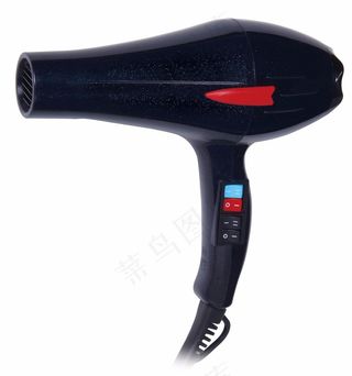 黑色电吹风 发廊专用干发器 时尚 大功率 吹风机