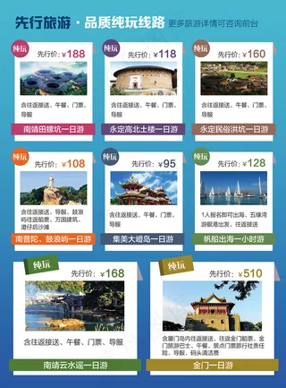 福建旅游宣传海报