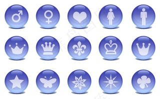 圆形图标矢量图