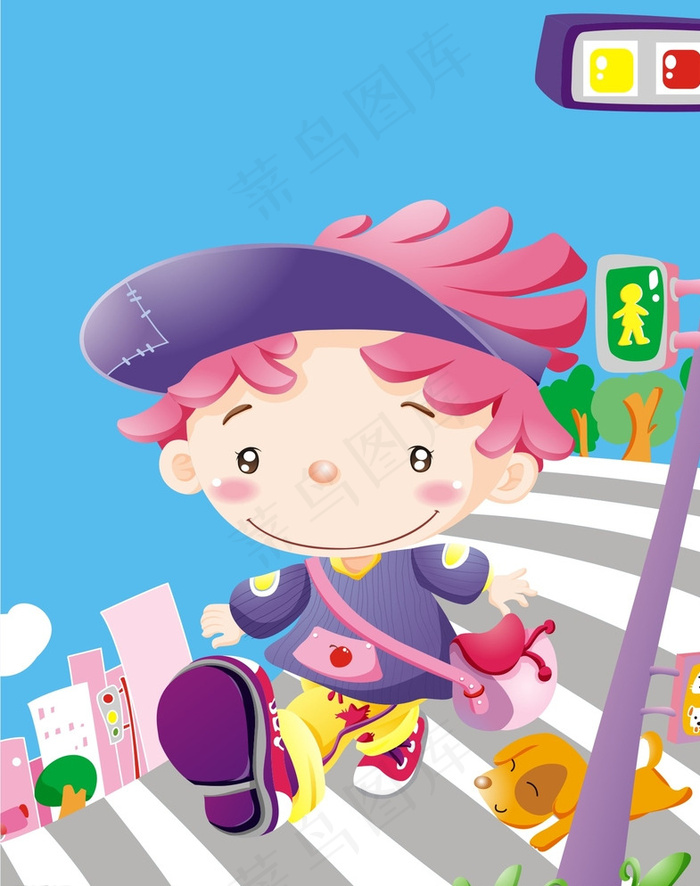 人物剪影插画素材图片