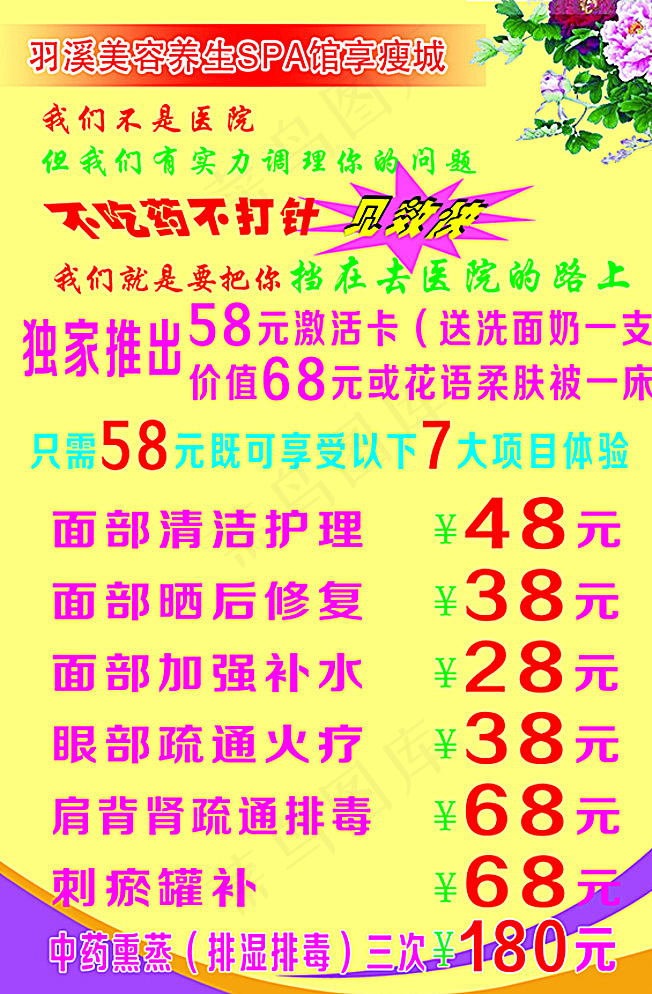 7大项目体验价图片