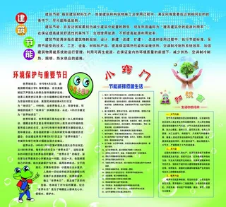 节能知识展板图片