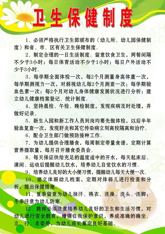 卫生保健制度图片psd模版下载
