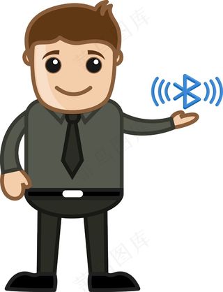 蓝牙-商业卡通人物