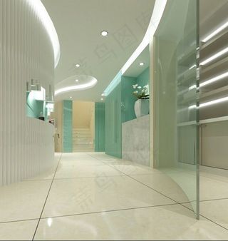 过道设计3d模型免费下载