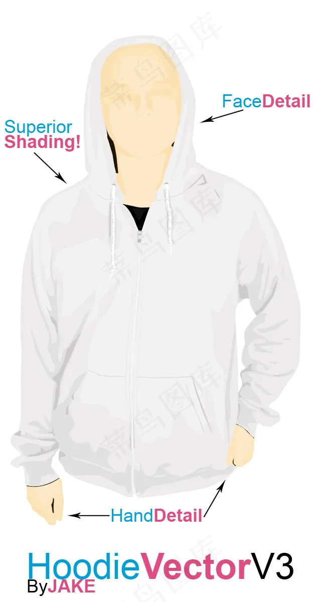 衣着人物eps,ai矢量模版下载