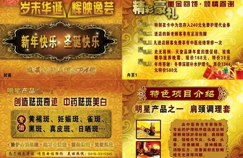 逸芸美容spa馆传单图片
