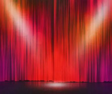 红色背景舞台聚光灯 红色背景舞台聚光灯