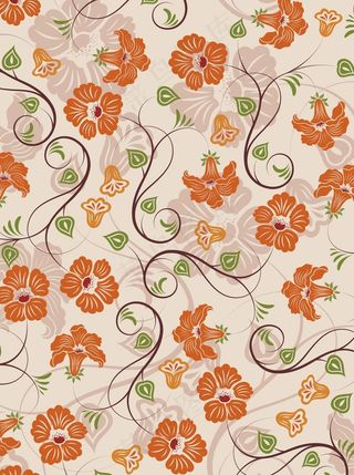 花纹背景小碎花植物花卉