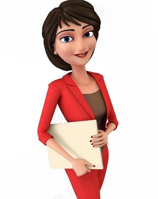 3d商务女士图片