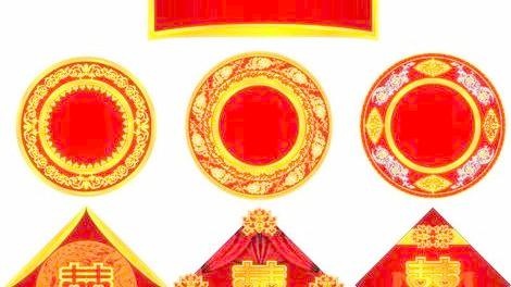 精品!婚庆双喜矢量素材cdr 下载cdr矢量模版下载