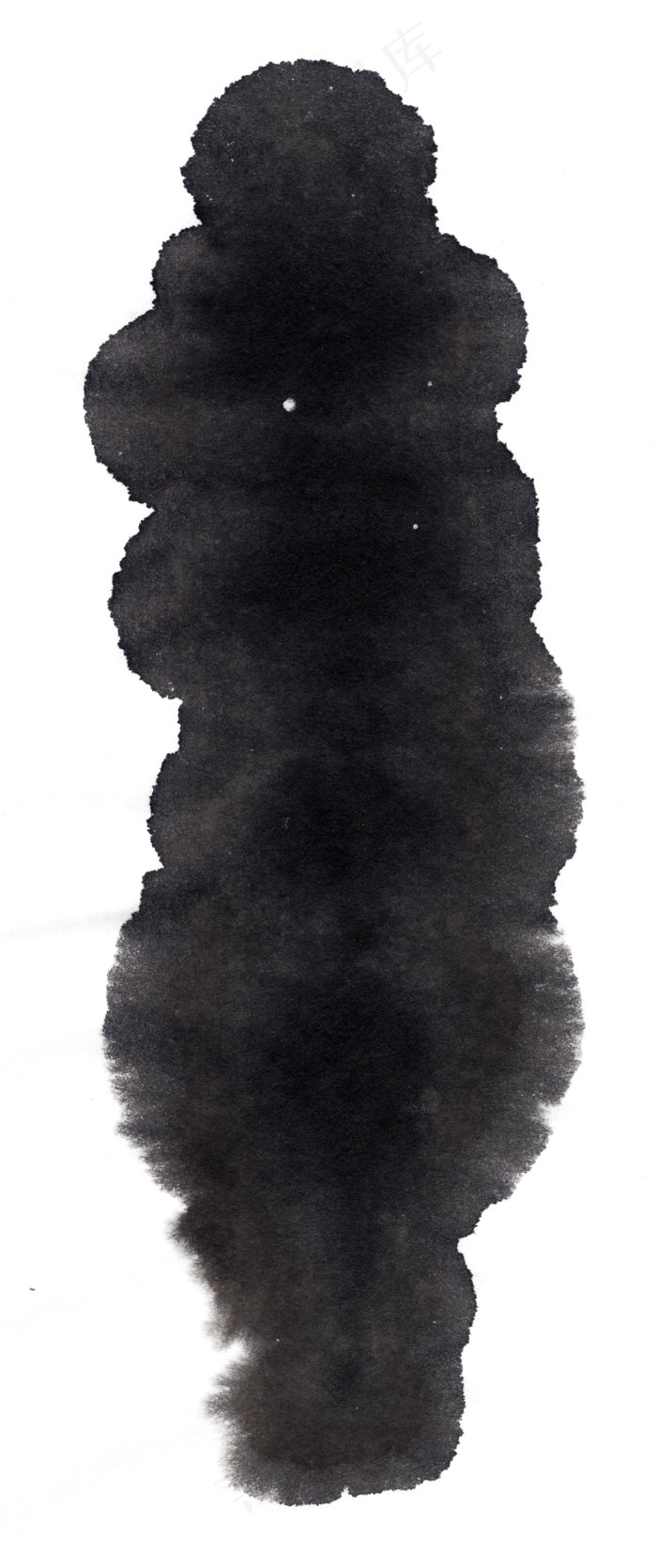 水墨画png高清素材(2186X5215)