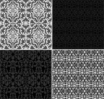 欧式花纹背景图片