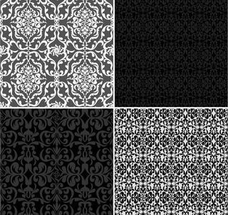 欧式花纹背景图片