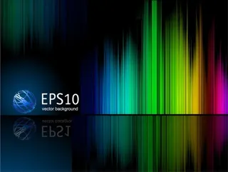 彩色背景矢量图