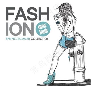 时尚女人动漫人物图片