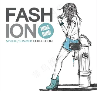 时尚女人动漫人物图片