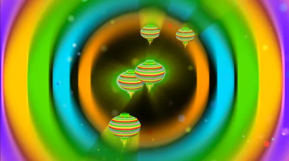 高清中国风彩色灯笼视