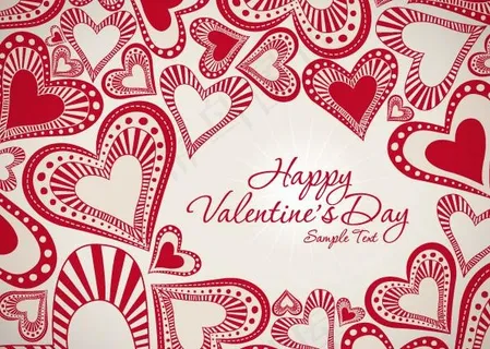 情人节背景矢量素材四