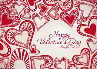 情人节背景矢量素材四