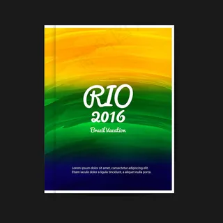 rio里约巴西奥运会水彩背景