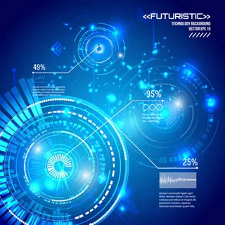 科幻风背景V1矢量图片 科幻风背景V1矢量图片