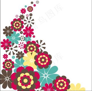 矢量华丽欧式花纹背景