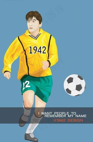 足球运动员素材图片