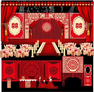 传统婚礼背景 传统婚礼背景