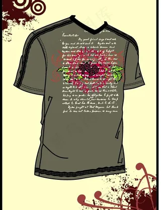 t恤衫花纹51图片