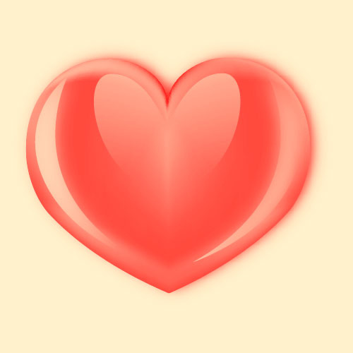 情人节水晶心形笔刷