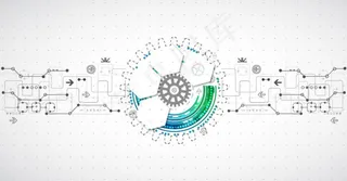 时尚动感科技背景矢量素材