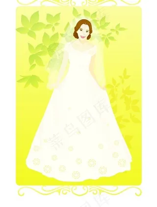 矢量婚礼人物108