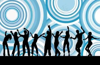 趋势动态人物素描矢量素材