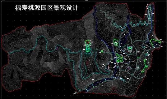 公园广场 农家乐景观规划总平面图片
