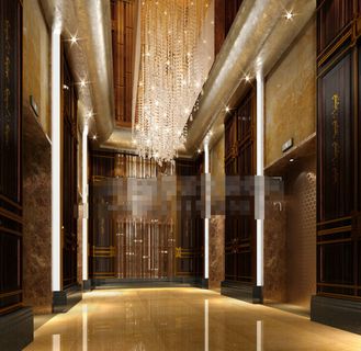 电梯间效果图制作