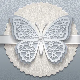 蝴蝶花纹手绘蝴蝶立体蝴蝶矢量素材