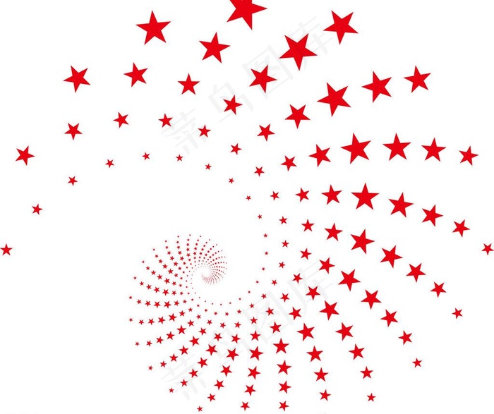 扭曲的五角星图片